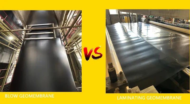 The difference between blown geomembrane and laminated geomembrane ls